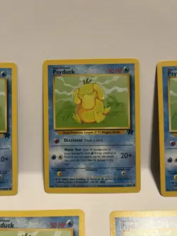Psyduck 65/82 Team Rocket Unlimited English Pokemon TCG Lot of 5 - Image 3