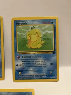 Psyduck 65/82 Team Rocket Unlimited English Pokemon TCG Lot of 5 - Image 4