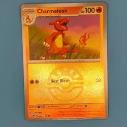 CHARMELEON (FRIEND BALL) 021/217 HOLO ASCENDED HEROES POKEMON REVERSE HOLO NM/M - Image 1