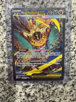 Pokemon Mega Hawlucha ex 283/217 SIR Ascended Heroes Full Art Holo Near Mint - Image 1
