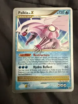 Palkia LV.X DP18 Black Star Promo Pokemon 2009 World Championships D Cohen - Image 1