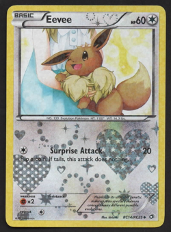 Pokemon Eevee RC14/RC25 Legendary Treasures Holo MP - Image 1
