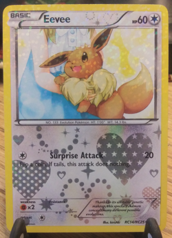 Pokemon Eevee RC14/RC25 Legendary Treasures Holo MP - Image 3