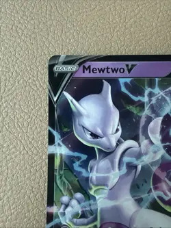 2022 Pokemon MEWTWO V #030/078 Pokemon GO Holo Ultra Rare English - Image 2