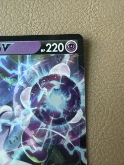 2022 Pokemon MEWTWO V #030/078 Pokemon GO Holo Ultra Rare English - Image 3