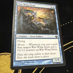MTG Magic the Gathering War-Wing Siren (57/171) Journey into Nyx LP - Image 1