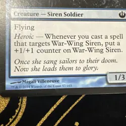 MTG Magic the Gathering War-Wing Siren (57/171) Journey into Nyx LP - Image 2
