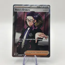 Boss’s Orders 256/217 Pokemon TCG Ascended Heroes Ultra Rare Trainer English - Image 1