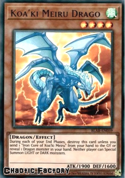 YUGIOH BLAR-EN059 Koa'ki Meiru Drago Ultra Rare 1st Edition NM - Image 1