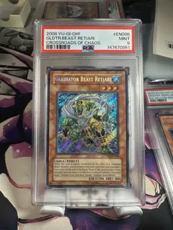 Gladiator Beast Retiari CSOC-EN086 Crossroads of Chaos Unlimited PSA 9 - Image 1
