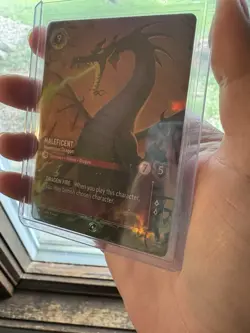Maleficent Monstrous Dragon Store Championship Disney Lorcana Promo Cards Holo - Image 1