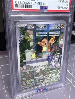 Pokemon TCG Scarlet & Violet Charmander SVP044 Promo Card PSA 10 Gem Mint - Image 2