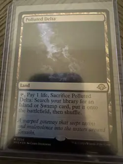 Polluted Delta #224 (Foil) (NM) Modern Horizons 3 Magic MTG - Image 1