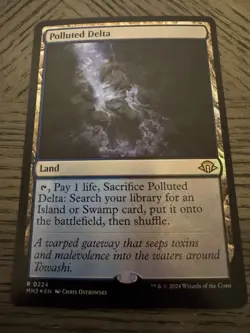 Polluted Delta #224 (Foil) (NM) Modern Horizons 3 Magic MTG - Image 2