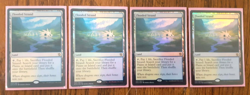 4x Foil Flooded Strand Magic The Gathering MTG Khans of Tarkir Foil NM MTG - Image 1