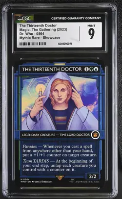 THE THIRTEENTH DOCTOR Doctor Who Showcase Mythic CGC 9 MTG - Image 1