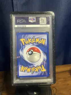 PSA 7 Pokemon Neo Rev German Houndoom Holo 8/64 w/used Midnight graded guard PSA - Image 2