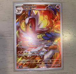 Pokemon TCG Twilight Masquerade 173/167 Infernape Illustration Rare - NM - Image 1
