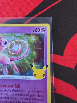 MEW 011/025 Celebrations 25th Anniversary HOLO RARE card 2021 Pokemon TCG NM - Image 3