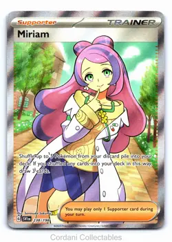 Miriam 238/198 - Scarlet & Violet Base Set - Pokemon Card - Near Mint - Image 1