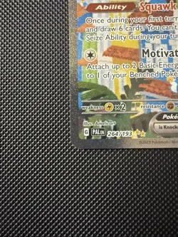 Pokemon TCG Squawkabilly ex 264/193 Paldea Evolved SIR -NM - Image 5