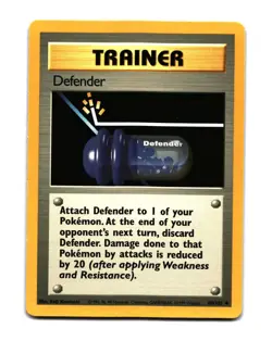 Pokemon Base Set Defender Uncommon 080/102 - Image 1