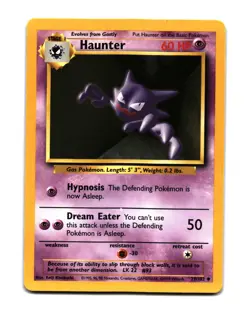 Pokemon Base Set Haunter Uncommon 029/102 - Image 1