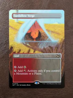 Sunbillow Verge (Borderless) Aetherdrift MTG Regular - Image 1
