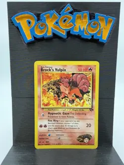 VTG Pokemon TCG Brock's Vulpix 37/132 Gym Challenge Non Holo Unlimited WOTC LP - Image 1