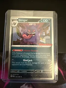 Pokemon Gengar Cosmos Holo GameStop Exclusive Promo 50/88 Perfect Order Sealed D - Image 1