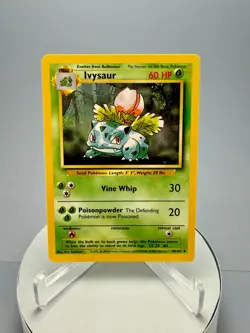 Ivysaur 30/102 Base Set 1999 Uncommon Non-Holo Pokemon WOTC NM - Image 1