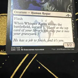 Whisper Agent - Guilds of Ravnica #220/259 MTG Magic The Gathering - Image 2