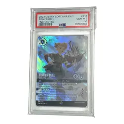 Disney Lorcana The First Chapter ENCHANTED Tinker Bell - Giant Fairy #216 PSA 10 - Image 1