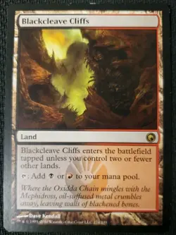 MTG *Blackcleave Cliffs X1* (MP) Scars Of Mirrodin Magic the Gathering - Image 1