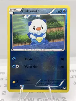 Oshawott 27/114 Black & White Cosmos Holo Common Pokemon - Image 1