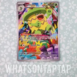 Pokemon Card Ludicolo 095/094 Secret Rare Mega Evolution Phantasmal Flames LP - Image 1