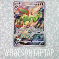 Pokemon Card Flygon 101/094 Secret Rare Mega Evolution Phantasmal Flames LP - Image 1