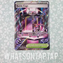 Pokemon Card Battle Cage 116/094 Secret Rare Mega Evolution Phantasmal Flames LP - Image 1