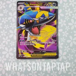 Pokemon Card Mega Sharpedo Ex 113/094 Mega Evolution Phantasmal Flames LP - Image 1