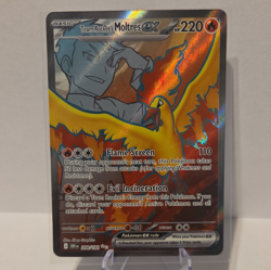 The Pokemon Company Pokemon TCG Team Rocket's Moltres ex 208/182 UR FA Holo EN - Image 1