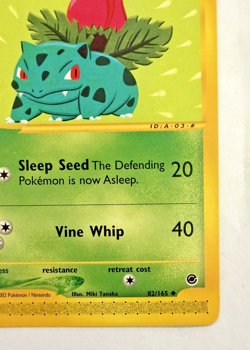 Pokemon TCG Ivysaur Expedition Base Set Card 82/165 Non-Holo - NM - Image 5