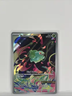 Pokemon TCG Bulbasaur 133/132 Secret Rare Mega Evolution Set Near Mint/Mint - Image 1