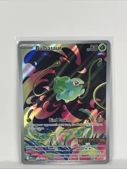 Pokemon TCG Bulbasaur 133/132 Secret Rare Mega Evolution Set Near Mint/Mint - Image 2