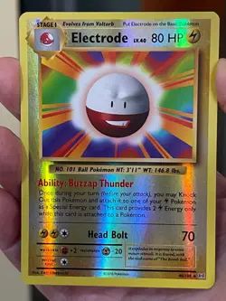 POKEMON ELECTRODE 40/108 RARE REVERSE HOLOFOIL EVOLUTIONS CARD - Image 1