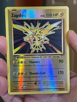 POKEMON ZAPDOS 42/108 RARE REVERSE HOLOFOIL EVOLUTIONS NM CARD - Image 1