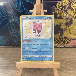 Pokemon TCG Eiscue Shining Fates SV035/SV122 Holo Shiny Holo Rare - Image 1