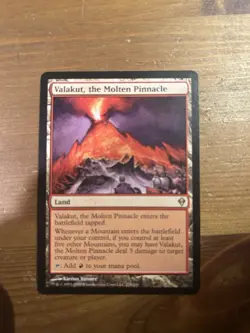 MTG Valakut, the Molten Pinnacle Zendikar Regular Lightly Played - Image 1