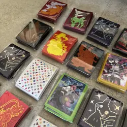 25 x Sealed ETB Sleeves Massive Pokemon Bundle 151 And Much More - Image 2