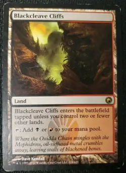 MTG *Blackcleave Cliffs X1* (HP) Scars Of Mirrodin Magic the Gathering - Image 1
