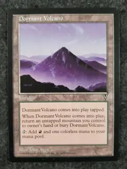 DORMANT VOLCANO â€“ MTG Magic the Gathering Card â€“ Visions â€“ Uncommon....(DS3D1K8) - Image 7